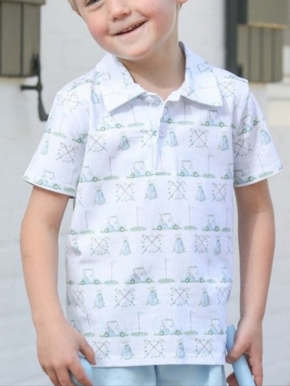 NWT Trotter St. Kids Boys Golf Polo Short Sleeve Shirt Size 3